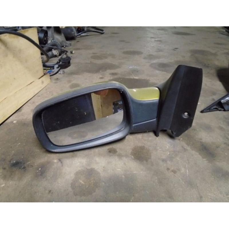 Renault Scenic MK2 2003-2009 PASSENGER WING MIRROR Gold Yellow TED37