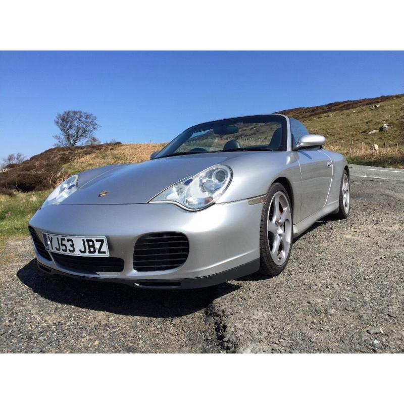 Porsche 911 carrera 4s manual convertible (wide body model)