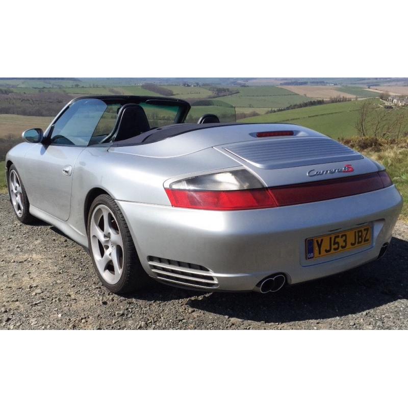 Porsche 911 carrera 4s manual convertible (wide body model)