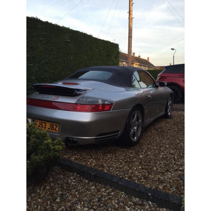 Porsche 911 carrera 4s manual convertible (wide body model)