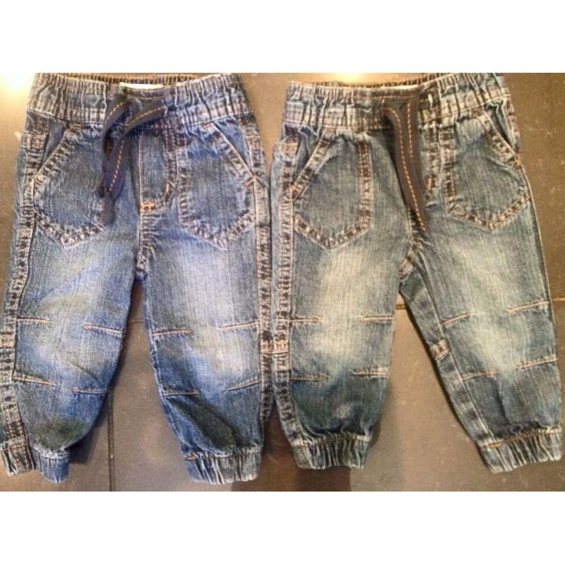2 x Pair of Jeans, 0-3 months