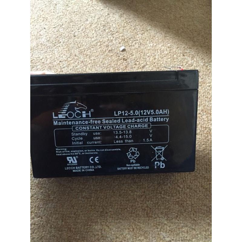 Lead acid motorcycle battery