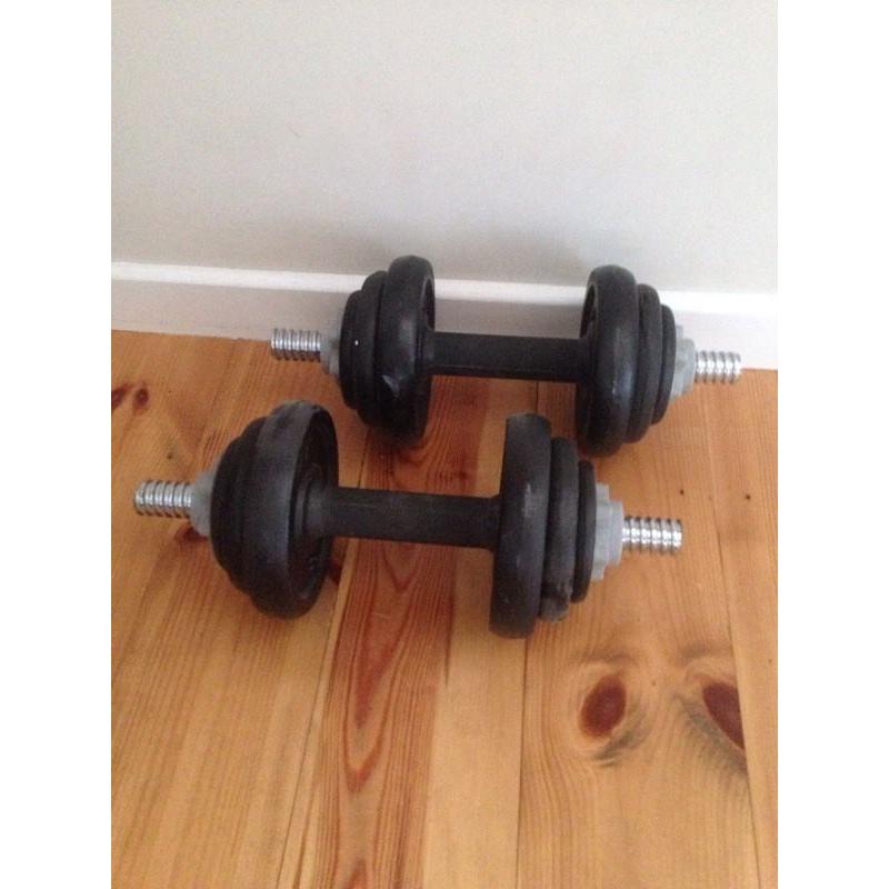 Dumbbell set 20kg