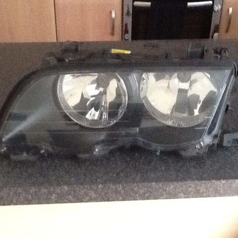 E46 coupe 1999 to 2001 n/s headlight