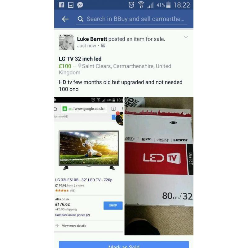 LG 32inch tv