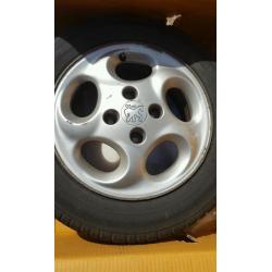 Peugeot 175/65 r14 alloys and tyres