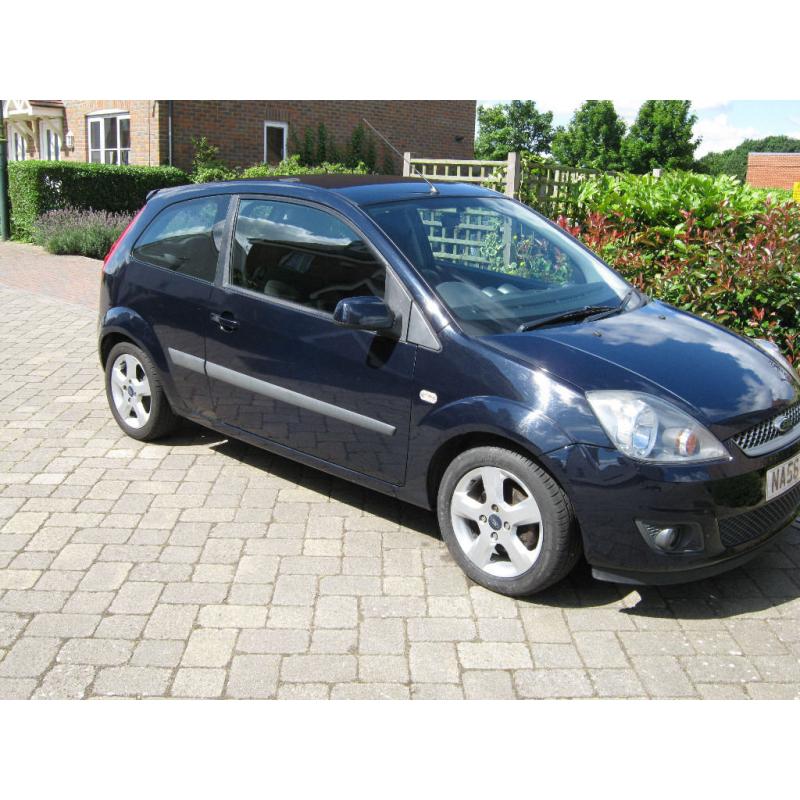 FORD FIESTA ZETEC 1.25 NAVY BLUE