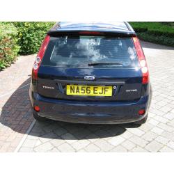 FORD FIESTA ZETEC 1.25 NAVY BLUE