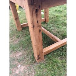 Chunky Solid Pine Dining Table