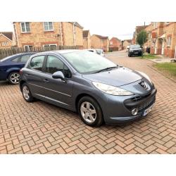 PEUGEOT 207 1.4 SPORT, FULL SERVICE HISTORY, MOT 10 MONTHS, AIR CON, HPI CLEAR