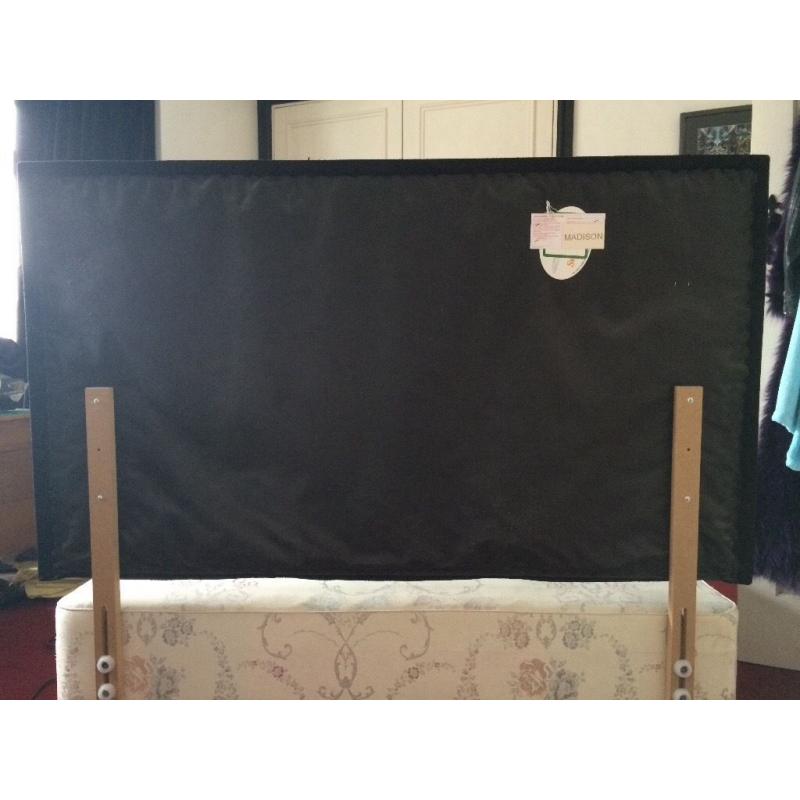 Dreams "Madison" black headboard for King size bed.