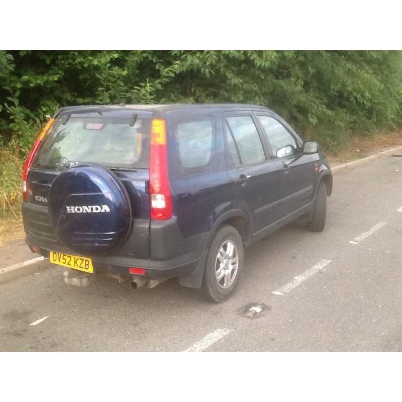 PLEASE READ !!! for spares / repair / export honda crv manual 2002