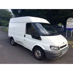 FORD TRANSIT SWB HIGH TOP T280 2.0 2003 WITH MOT LOW MILES EXCELLENT RUNNER, 100% RELIABLE