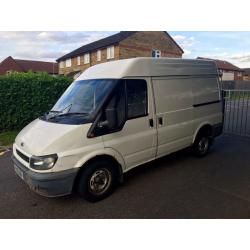 FORD TRANSIT SWB HIGH TOP T280 2.0 2003 WITH MOT LOW MILES EXCELLENT RUNNER, 100% RELIABLE