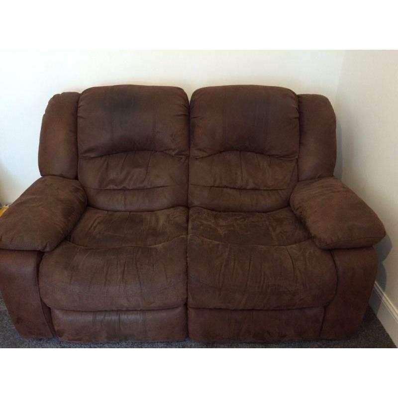 Reclining sofa set