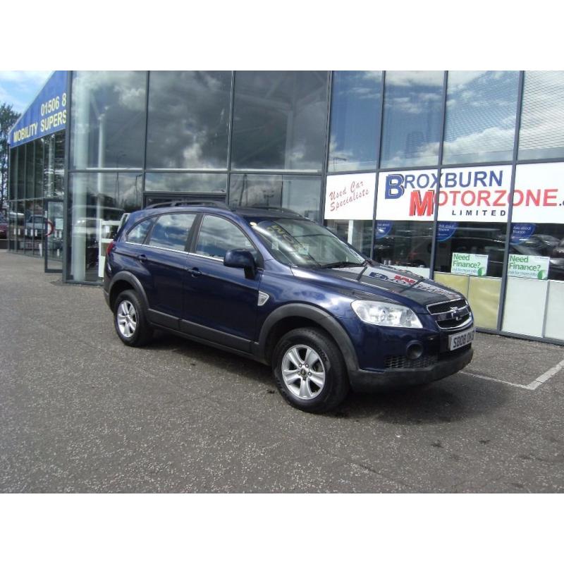 2008 08 CHEVROLET CAPTIVA 2.4 LS 5d 135 BHP MOT MAY 2017 **** GUARANTEED FINANCE ****