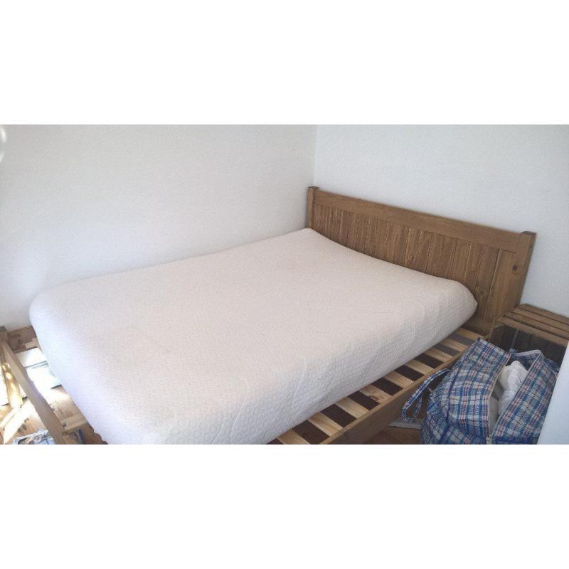 Small Double Memory Foam Mattress - Good Condition