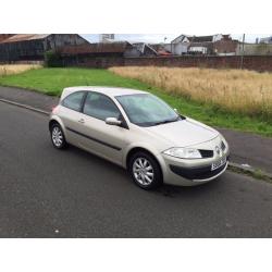 06 REG RENAULT MEGANE 1.4 **54,000** MILES MOT 1 YEAR astra focus golf civic peugeot 307 c4 mazda 3