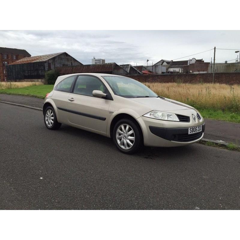 06 REG RENAULT MEGANE 1.4 **54,000** MILES MOT 1 YEAR astra focus golf civic peugeot 307 c4 mazda 3