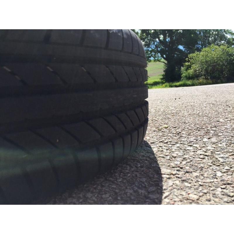 225/50ZR16 continental sport tyres x2