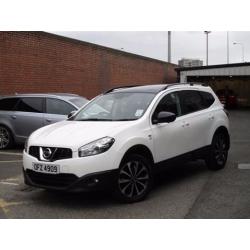 LATE 2013 NISSAN QASHQAI+2 DCi 360 seven seater,camera`s.panroof,satnav