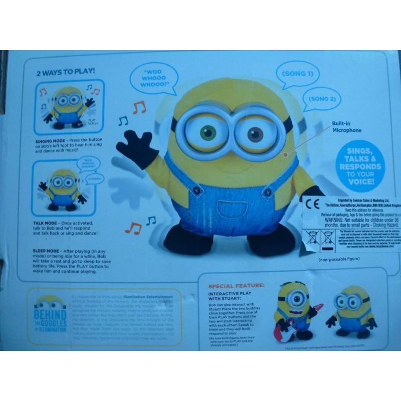 minions sing & dance bob, a movie exclusive