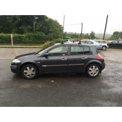 RENAULT MEGANE DYAMIQUE DCI 1.9cc 120bhp 6 speed 5 door h/back 54/2004 4 keepers 145k m.o.t 7/05/17