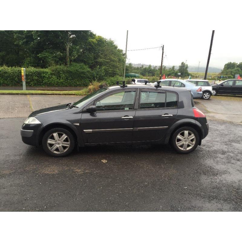 RENAULT MEGANE DYAMIQUE DCI 1.9cc 120bhp 6 speed 5 door h/back 54/2004 4 keepers 145k m.o.t 7/05/17