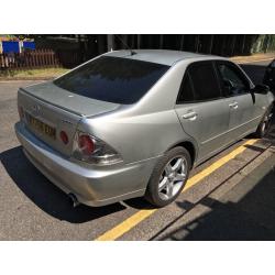 Lexus IS200 SE 1998cc Petrol 6 speed manual 4 door saloon Y reg 01/03/2001 Silver