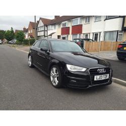 Audi A3 2013 1.4 TFSI S Line 3 dr - LOW MILAGE, EXCELLENT CONDITION