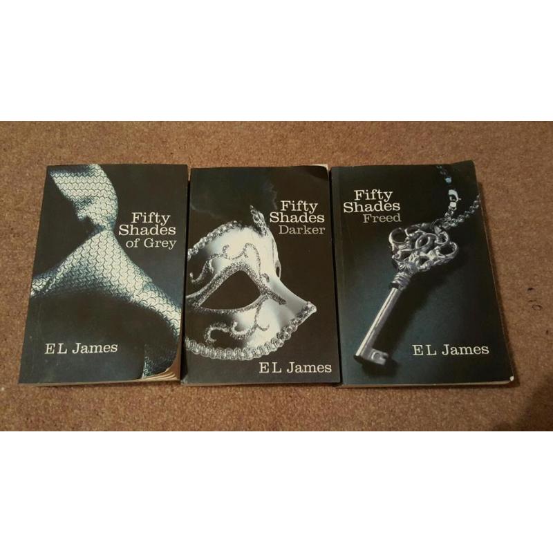 Fifty shades x3 books