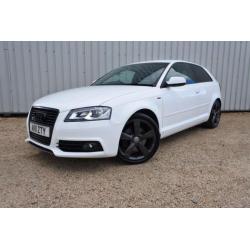 2011 11 AUDI A3 2.0 TDI QUATTRO S LINE BLACK EDITION 3D 168 BHP DIESEL