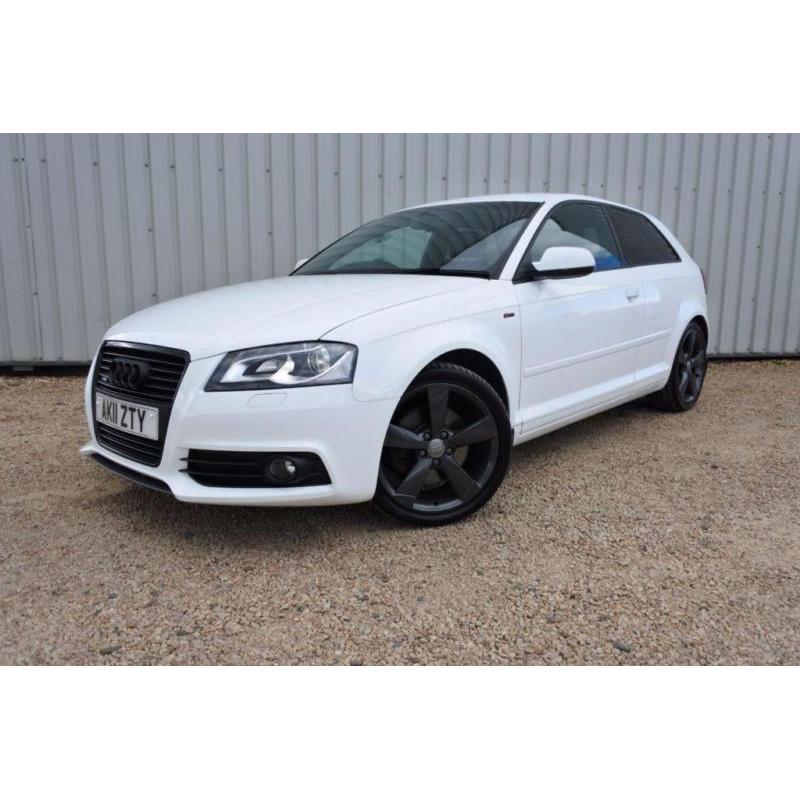 2011 11 AUDI A3 2.0 TDI QUATTRO S LINE BLACK EDITION 3D 168 BHP DIESEL