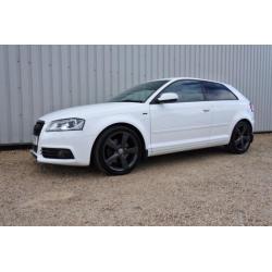 2011 11 AUDI A3 2.0 TDI QUATTRO S LINE BLACK EDITION 3D 168 BHP DIESEL