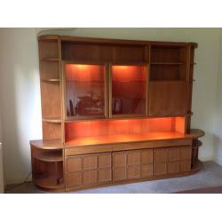 Vintage teak display unit, bar and sideboard.