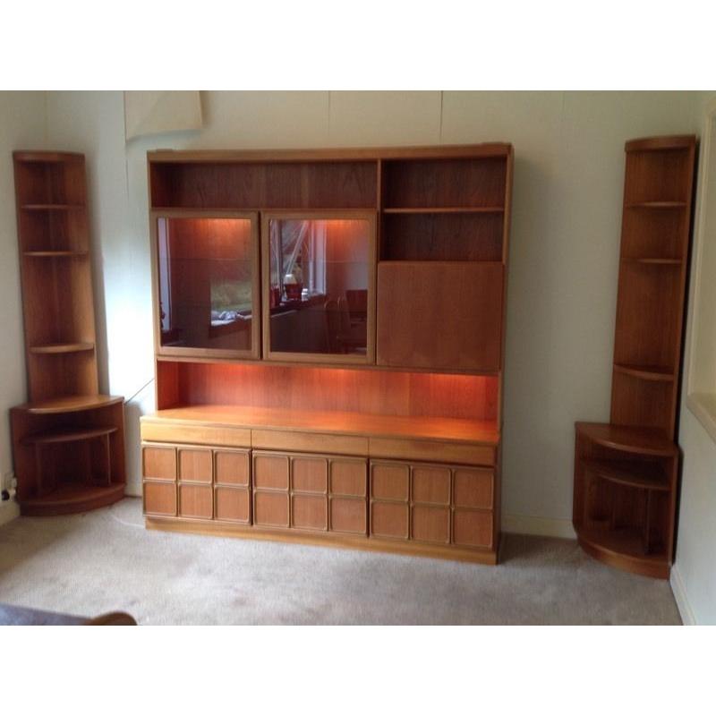 Vintage teak display unit, bar and sideboard.