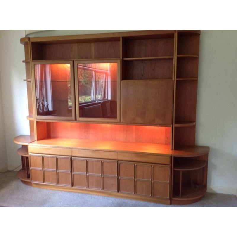 Vintage teak display unit, bar and sideboard.