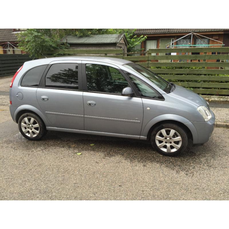 Vauxhall Meriva, good condition, only 1 previous owner, MOT'ed recently in June 2016