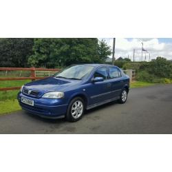 2002 VAUXHALL ASTRA CLUB 1.6 *ONLY 77000 MILES, ONE YEAR MOT,