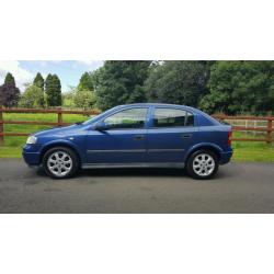 2002 VAUXHALL ASTRA CLUB 1.6 *ONLY 77000 MILES, ONE YEAR MOT,