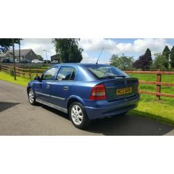 2002 VAUXHALL ASTRA CLUB 1.6 *ONLY 77000 MILES, ONE YEAR MOT,