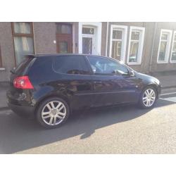 Black Volkswagen Golf Diesel 1.9 long MOT, part service history, Timing belt changed 2013