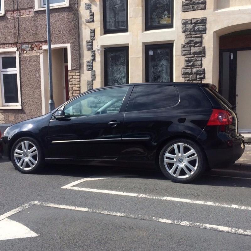 Black Volkswagen Golf Diesel 1.9 long MOT, part service history, Timing belt changed 2013