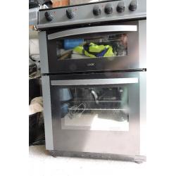 LOGIK FREE- STANDING A RATED ELECTRIC TWIN CAVITY FAN ASSITED COOKER BROWN