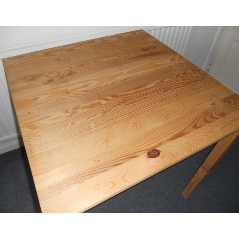 Small Solid Pine Kitchen or Dining Table
