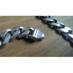 Solid silver chain jewellery