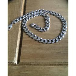 Solid silver chain jewellery