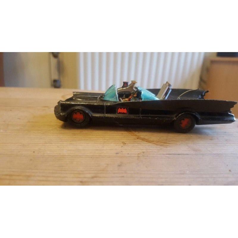 CORGI 1966 BATMOBILE ,BAT BOAT AND TRAILER