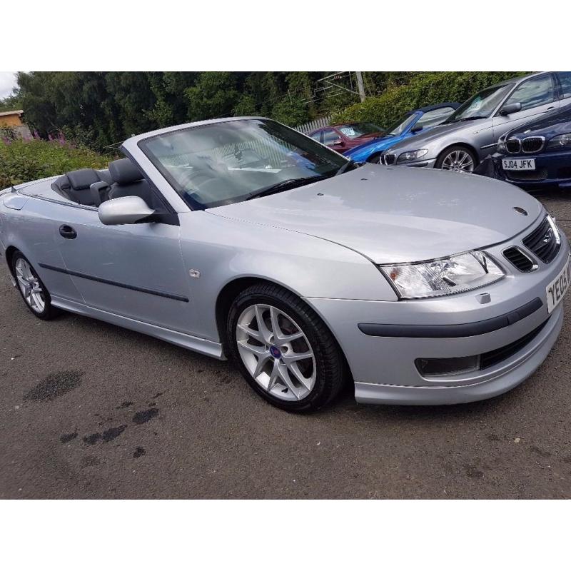 Saab 9-3 2.0 T Aero 2dr+ MOT JULY 17+JUST SERVICED+GREAT DRIVER+6 MONTH WARRANTY INCLUDED