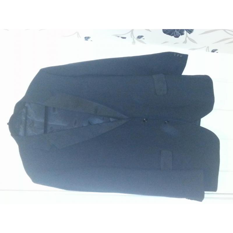 as new man black coat xlarge size